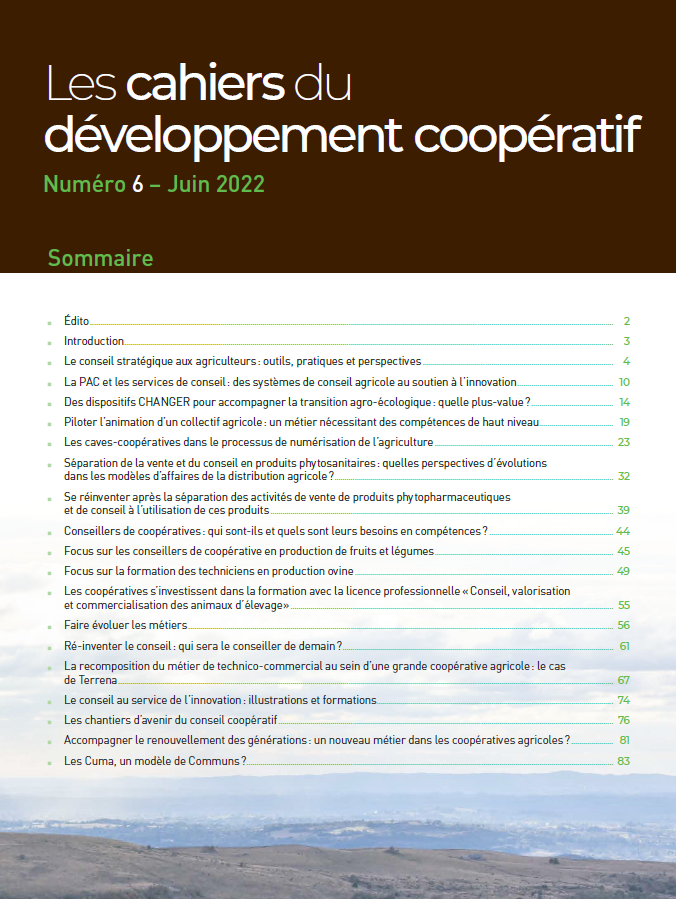 Cahier du Développement Coopératif n°6