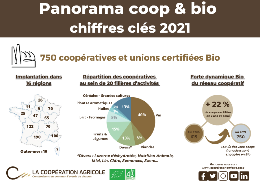 Chiffres Clés coopératives bio 2021