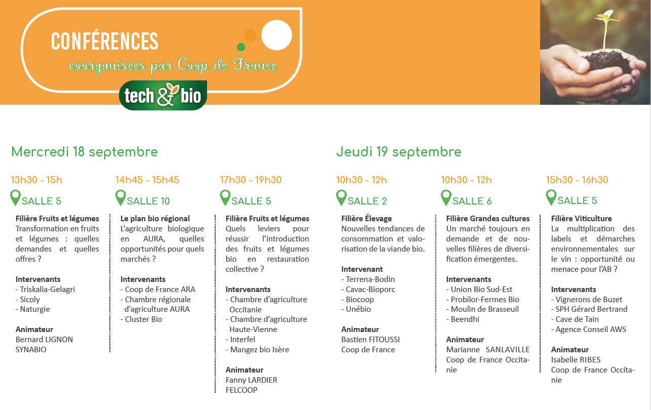 Programme conférences coopératives techetbio