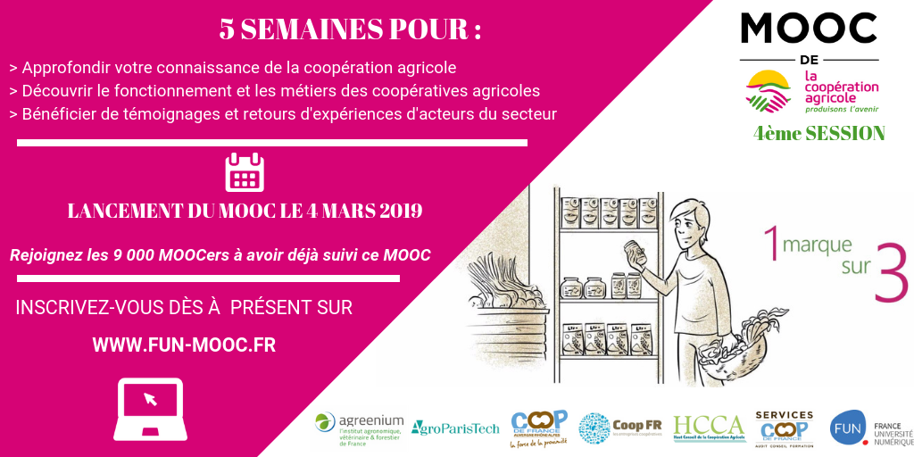 Lancement de la 4ème Session du MOOC de la coopération agricole