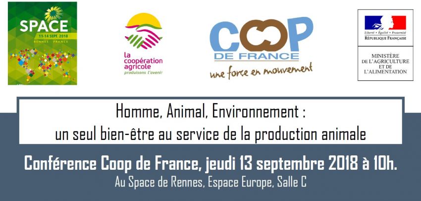 Conférence bien être animal SPACE Rennes Coop de France
