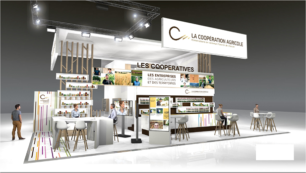 stand coopération agricole SIA 2020