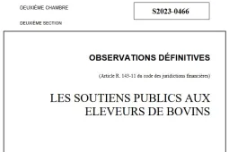 Rapport de la cour des comptes