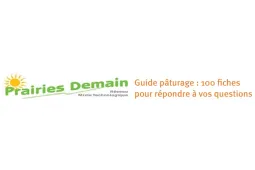 guide pâturage