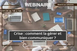 Webinaire - Gestion de crise