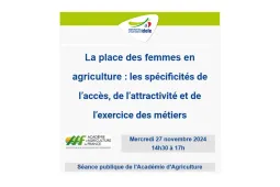 Place des femmes en agriculture Idele