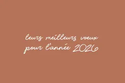 Voeux 2026