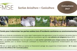 FMSE : Plaquette information section Aviculture-Cuniculture