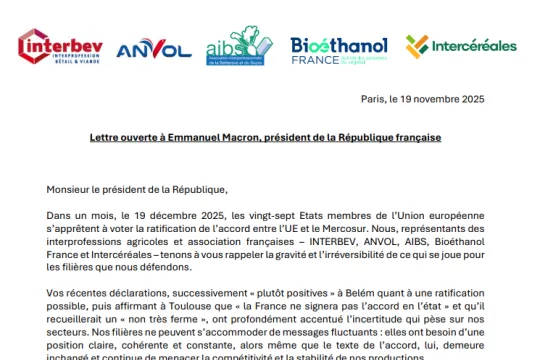 lettre ouverte interpro macron
