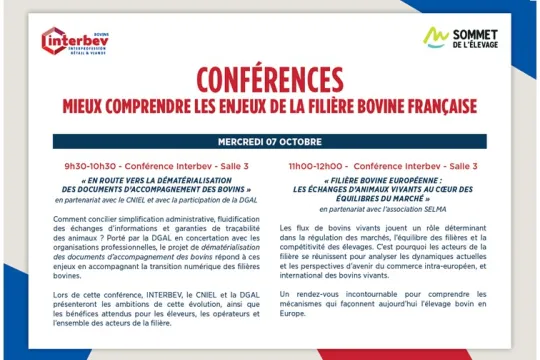 conférence interbev sommet elevage 2026