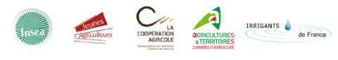 Logos Fnsea / JA / LCA / APCA / Irrigants de France 