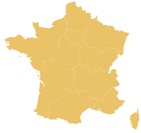 Carte régions LCA