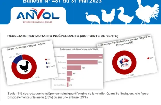 Seuls 15% des restaurants appliquent l’obligation d’affichage de l’origine des viandes de volaille