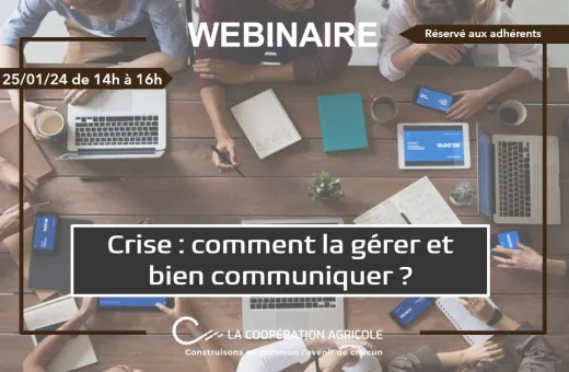 Webinaire - Gestion de crise