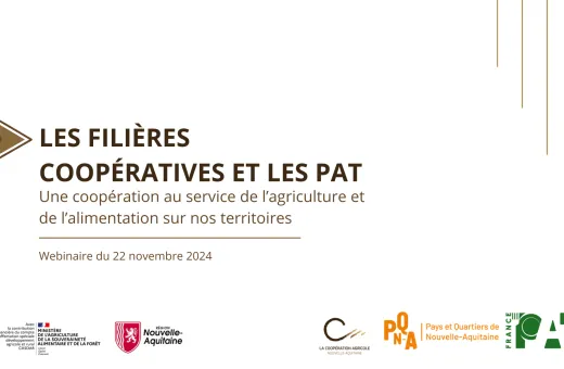 Les filières coopératives et les PAT