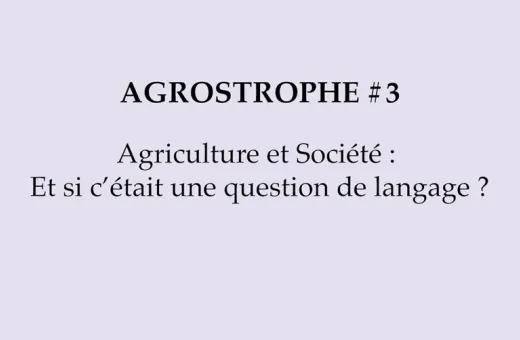 Une AGROSTOPHE