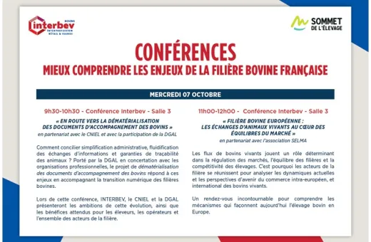 conférence interbev sommet elevage 2026