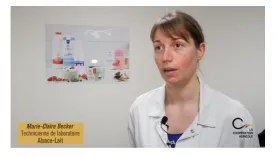 Image de Marie-Claire Technicienne de laboratoire chez alsace Lait