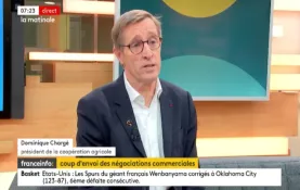 Dominique Chargé, invité de la matinale de France Info