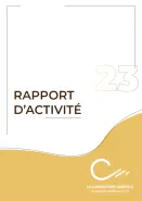 couv rapport d'activité 2023 LCA ARA