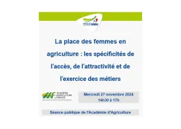 Place des femmes en agriculture Idele