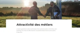 page attractivité des métiers