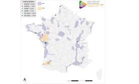 Localisation des foyers de « volailles"-PF ESA 16/10/2025
