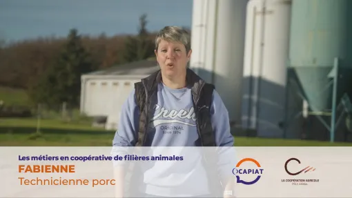 Fabienne, Technicienne porc