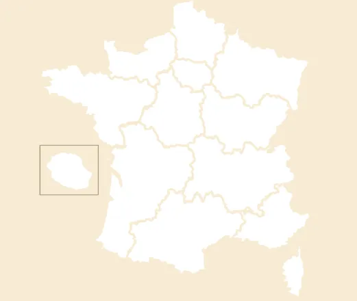 carte des régions