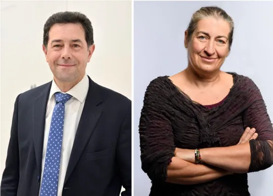 Président et Directrice des Vignerons coopérateurs