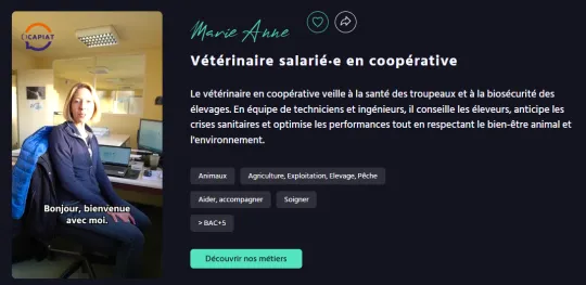 Wilbi, vétérinaire en coopérative