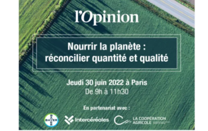 Conférence L'Opinion "Nourrir la planète"