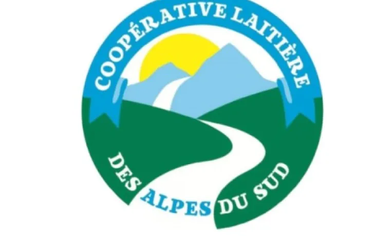 Logo de la coopérative laitière des Alpes du sud