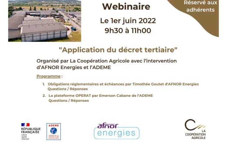Webinaire Application Décret Tertiaire