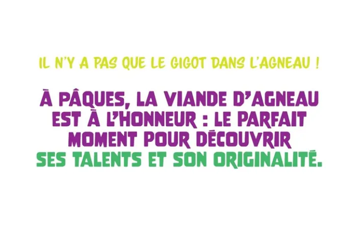 CP Changeons l'agneau