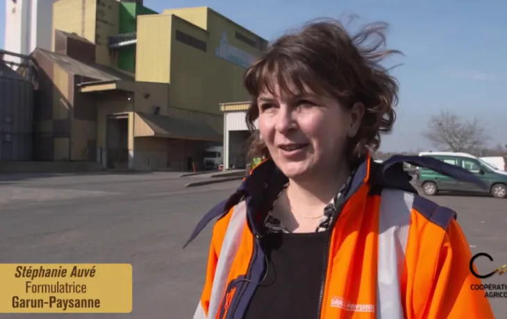 Stéphanie Auvé, formulatrice en alimentation animale chez Garun-Paysanne