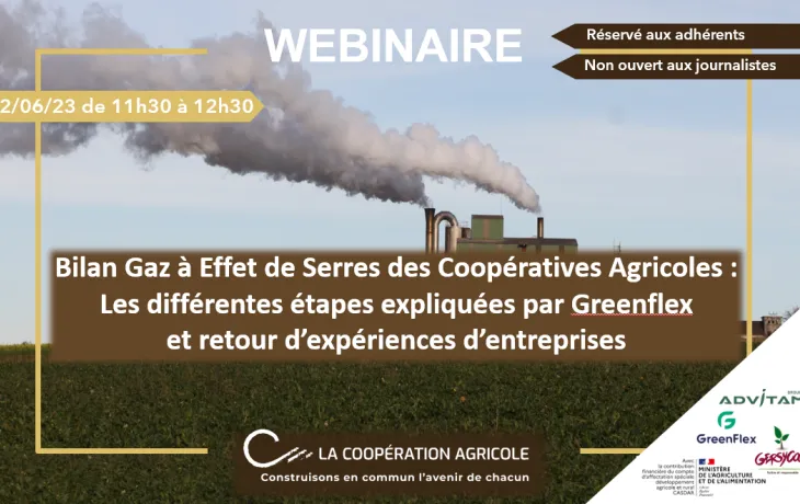 Webinaire - Effet de serre des coopératives agricoles