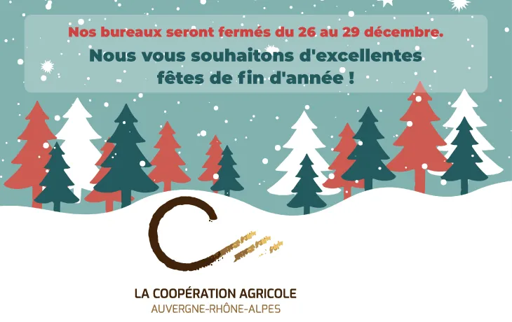 Bonnes fêtes de fin d'année LCA ARA