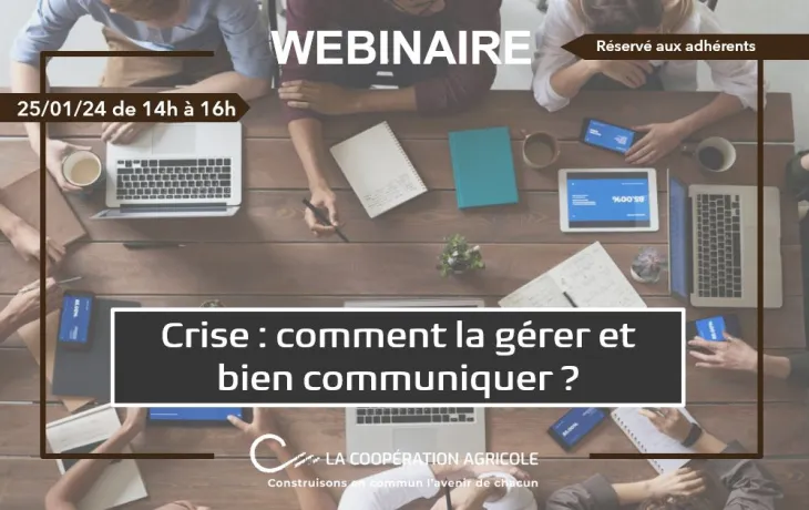 Webinaire - Gestion de crise