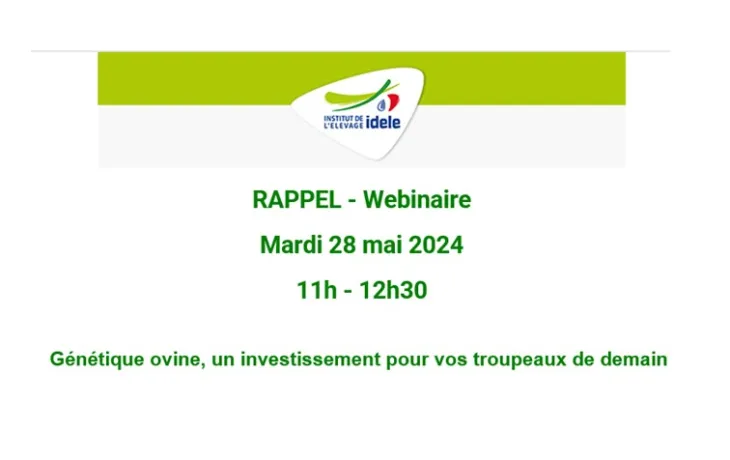 webinaire génétique idele