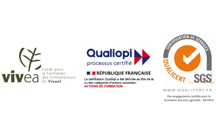 logos financeurs et certificateurs