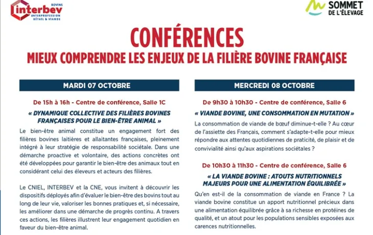 conférence interbev sommet elevage 2025