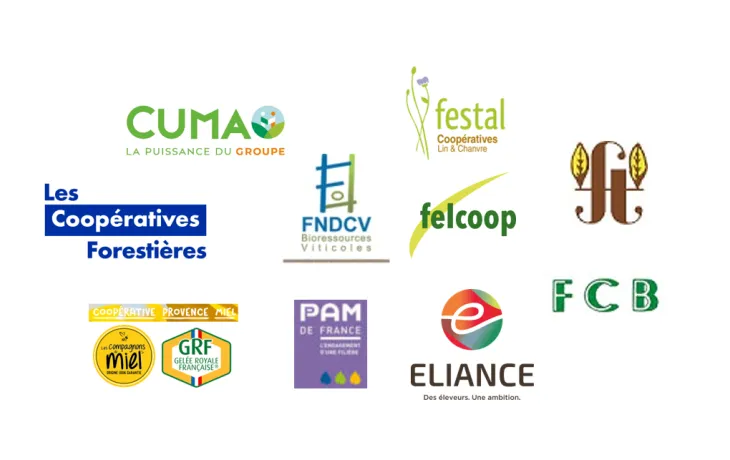 Logos des fédérations associées